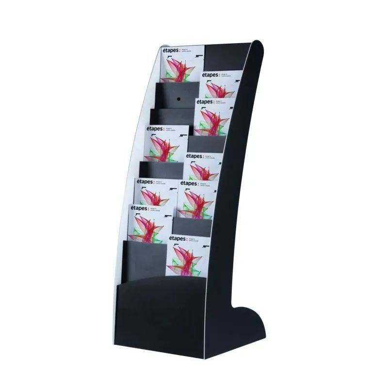 Présentoir publicitaire fixe - Paperflow Courbo