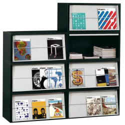 Présentoir superposable, flexible & modulable - Paperflow Multibloc