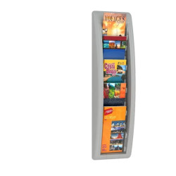 Présentoir mural 4 et 5 cases - Paperflow Quick fit