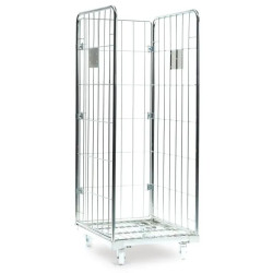 Roll container 3 côtés à grandes mailles