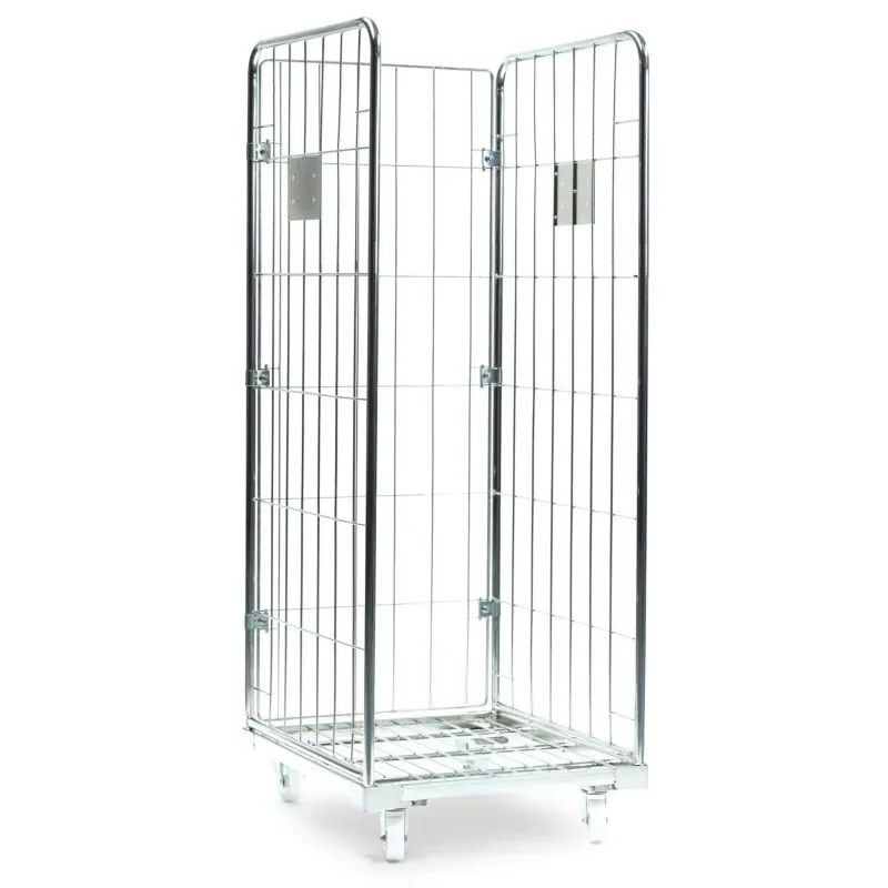 Roll container 3 côtés à grandes mailles