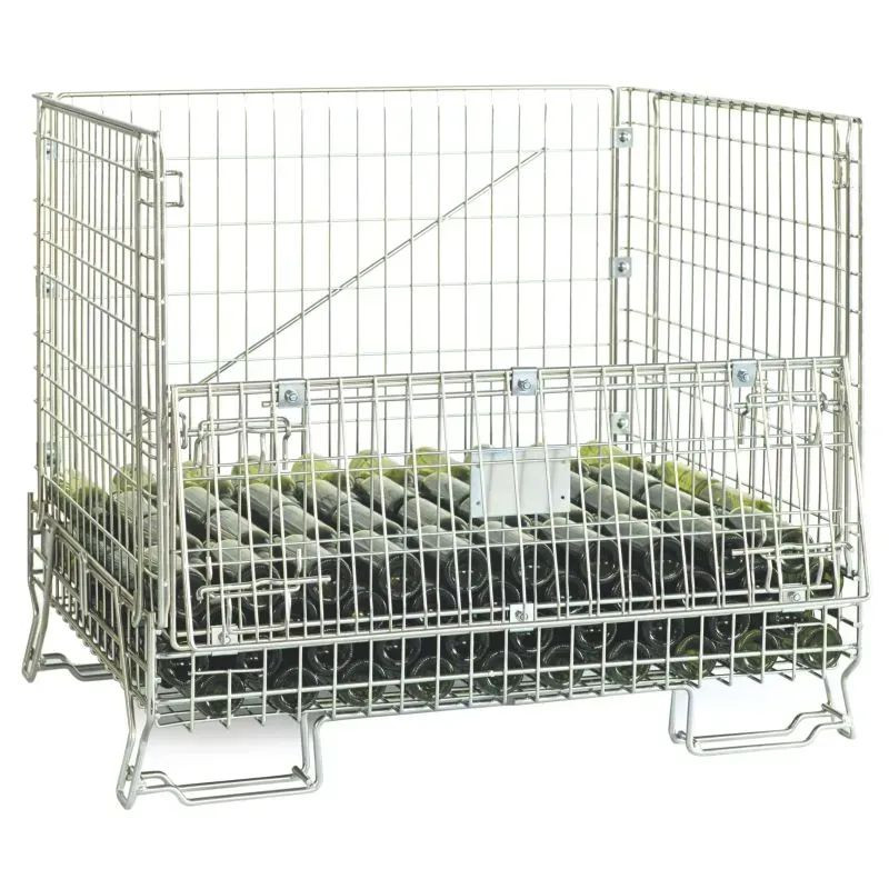 Conteneur grillagé bouteilles de Bordeaux Patrimoine et Tradition