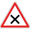 Panneau intersection priorité à droite - AB1