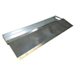 Rail blocage de roues pour conteneur poubelle sur mesure