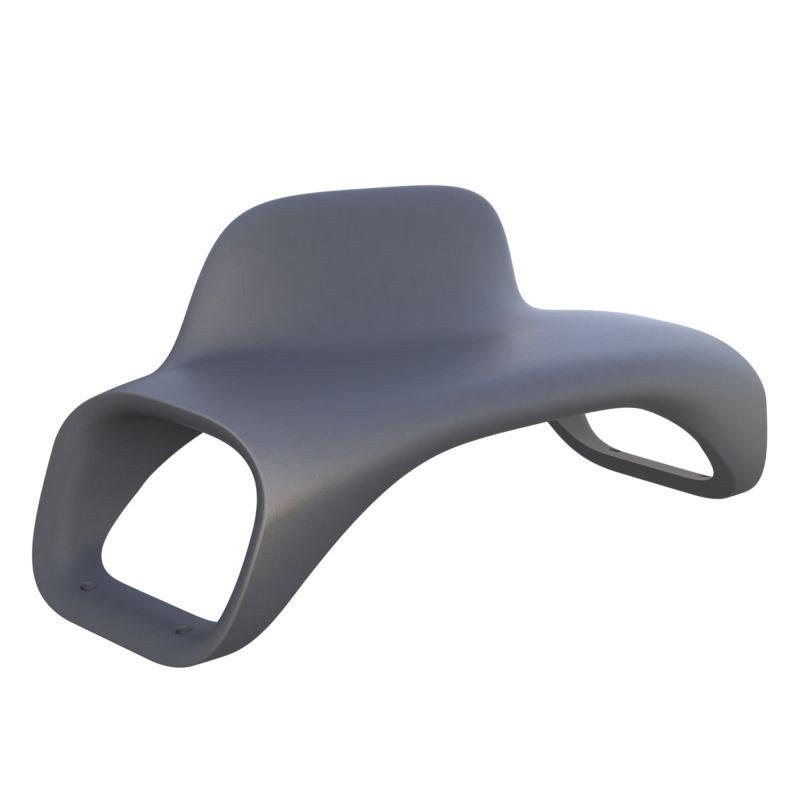 Banc et Banquette sans dossier Fabregas Aire en plastique recyclable