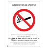 Panneau interdiction de vapoter