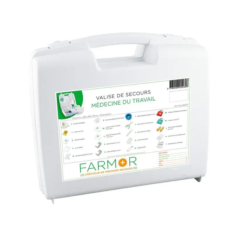 Coffret de secours médecine du travail