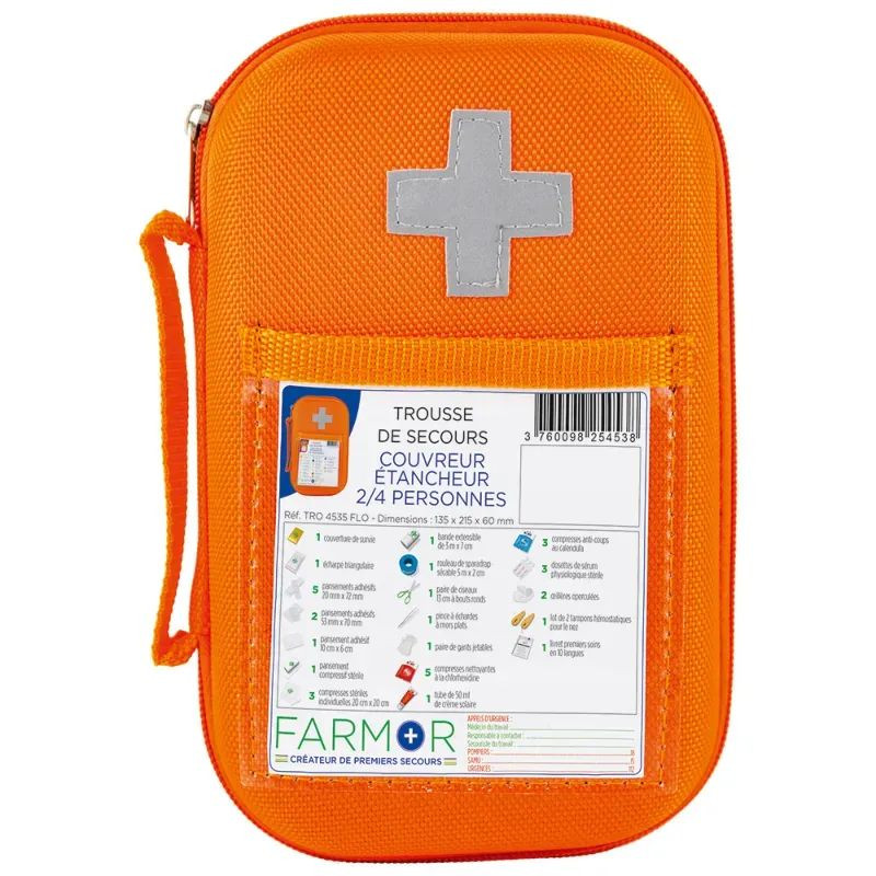 Trousse de secours couvreur &amp; étancheur 2 à 4 personnes