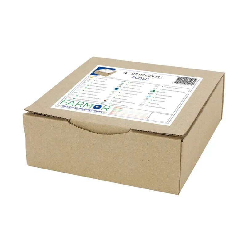 Kit pour armoire à pharmacie école &amp; centre aéré