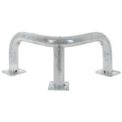 Viso BARA - Etrier en galva pour protection d'angle 3 pieds