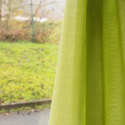 Rideau voilage anti feu M1 sur mesure - Etamine - 95g/m²