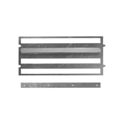 Gabarit de pose pour bande de guidage L.47 x l.3 cm