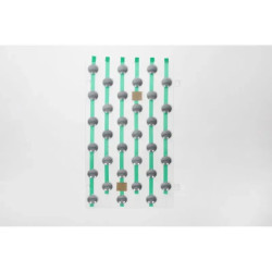 Lot de 5 kits de 33 clous podotactiles auto-adhésifs Iziplot