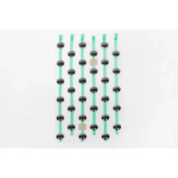 Lot de 5 kits de 33 clous podotactiles auto-adhésifs Iziplot