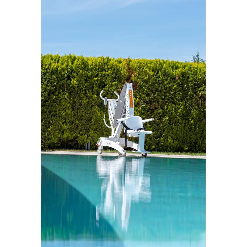 Siège ascenceur PMR de piscine mobile - MobiAccessPool