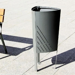 Poubelle Argo 80 d'extérieur design