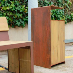 Corbeille de ville design Tor - Benito PA619