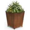 Bac à fleurs en Corten Ner - Benito