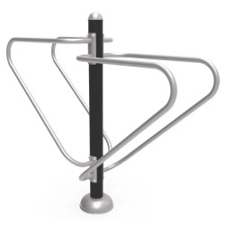 Aire de fitness d'extérieur 70m2 - 5 agrès