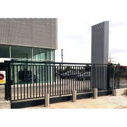 Borne escamotable automatique à télécommande et bandeau LED