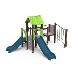 Pack aire de jeux 4 structures - Area Reb 100 m²