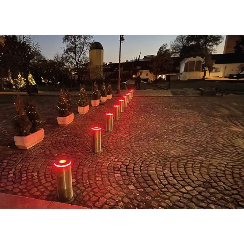 Borne escamotable automatique à télécommande