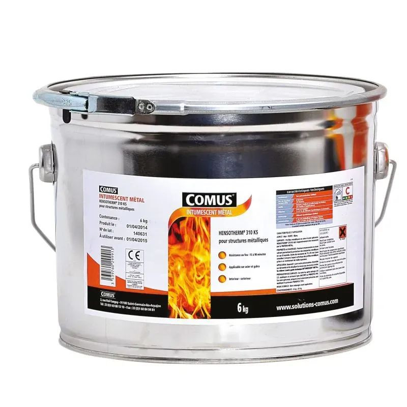 Peinture intumescente fer - Comus Hensotherm 310 KS