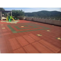 Dalle Hexdalle XE Ludique 50x50 cm - Animaux, chiffre, mots