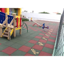 Dalle Hexdalle XE Ludique 50x50 cm - Animaux, chiffre, mots