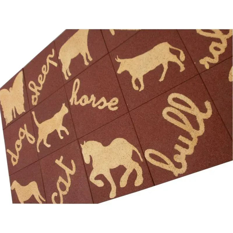 Dalle Hexdalle XE Ludique 50x50 cm - Animaux, chiffre, mots