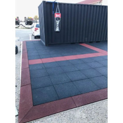 Dalle amortissante parcours sportif Hexdalle XE HA Haltero - 50x50 cm