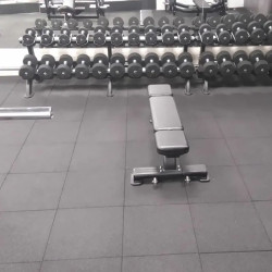 Dalle amortissante anti feu d'intérieur - Salle de sport, cross-fit