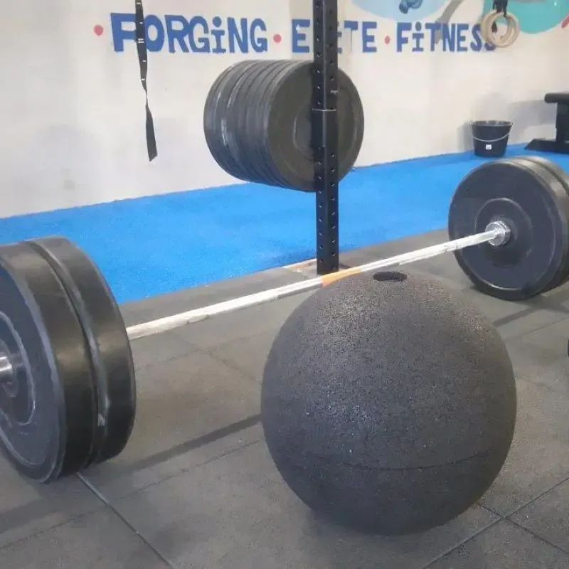 Boule fitness 40, 50, 60, 70 kg Hexdalle Hexball Atlas Gum caoutchouc