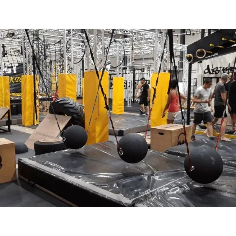 Boule fitness 40, 50, 60, 70 kg Hexdalle Hexball Ninja en caoutchouc