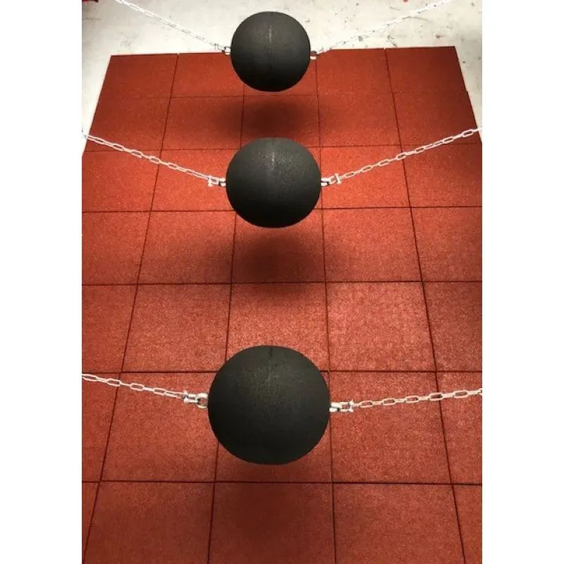 Boule fitness 40, 50, 60, 70 kg Hexdalle Hexball Ninja en caoutchouc