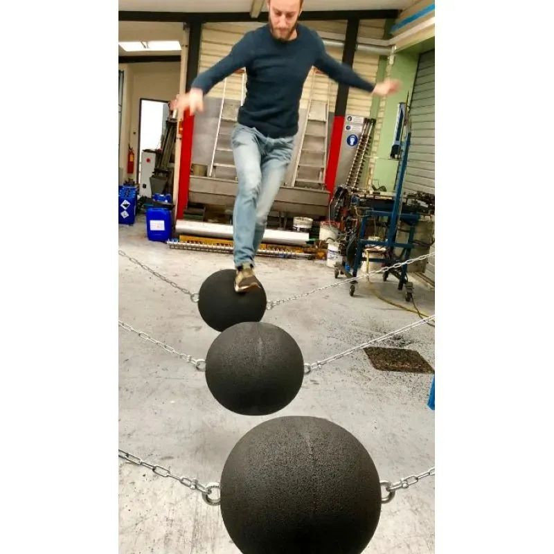 Boule fitness 40, 50, 60, 70 kg Hexdalle Hexball Ninja en caoutchouc