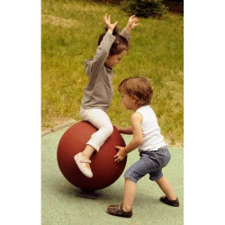 Hexdalle boule d'équilibre 43 cm en caoutchouc pour aire de jeux