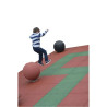 Hexdalle boule d'équilibre 43 cm en caoutchouc pour aire de jeux