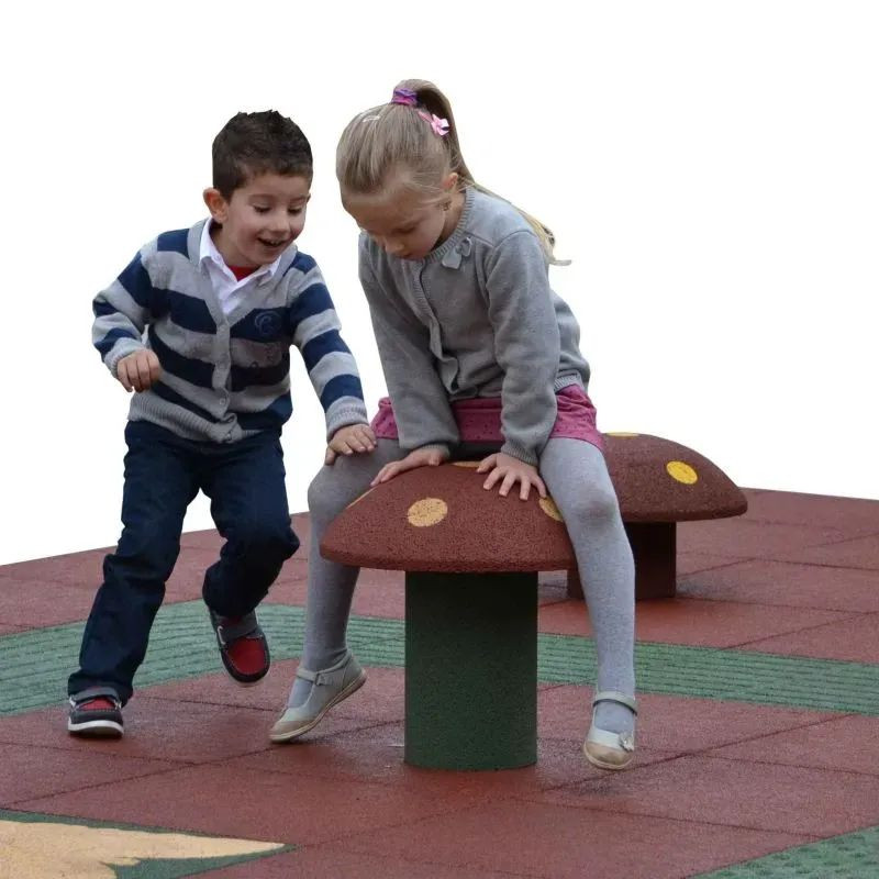 Le Champignon jeu d'équilibre en caoutchouc - Hexdalle