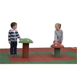 Le Champignon jeu d'équilibre en caoutchouc - Hexdalle