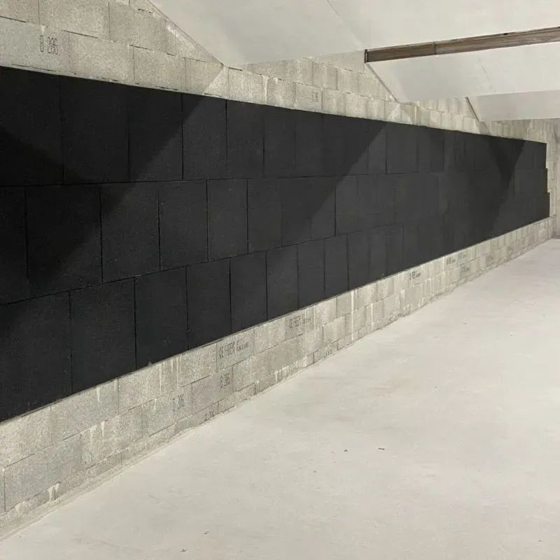 Dalle de mur anti ricochet pour stand de tir - Hexdalle