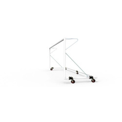 Roues multidirectionnelles pour but de foot