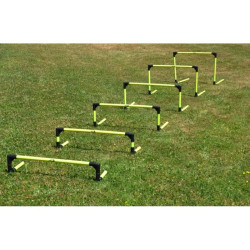 Lot de 6 haies d'agilité pliables