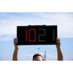 Panneau éléctronique football pour changement de joueur