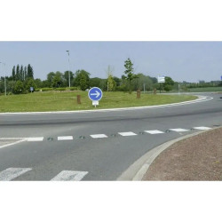 Réflecteur de route diamètre 5 cm - Réfléchissant la nuit