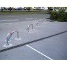 Arceau de parking rabattable Stopblock - Pieds en fonte