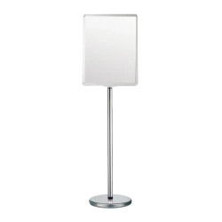 Poteau d'information avec panneau rotatif - format A2