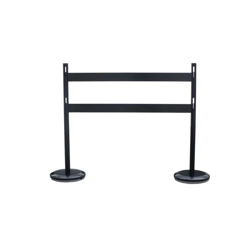 Kit 2 poteaux de délimitation avec 2 barrières