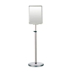 Poteau d'information avec panneau rotatif - format A3