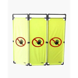 Barrière d'intervention paravent - Accès interdit